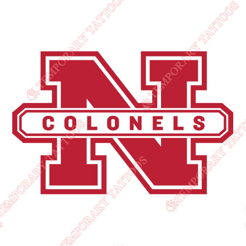Nicholls State Colonels Customize Temporary Tattoos Stickers NO.5464